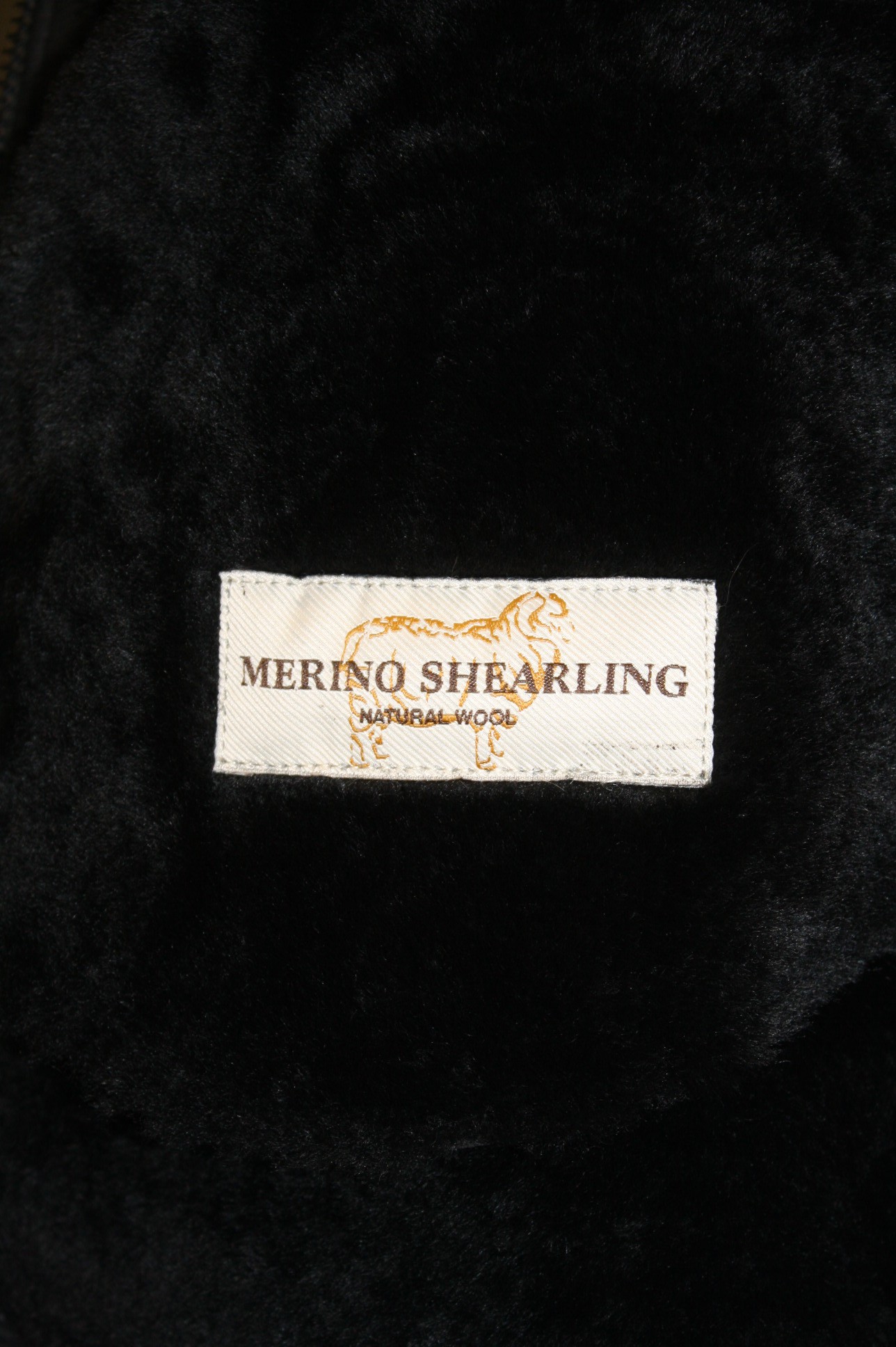 Maddox Herren Lederjacke aus Lammfell in Schwarz
