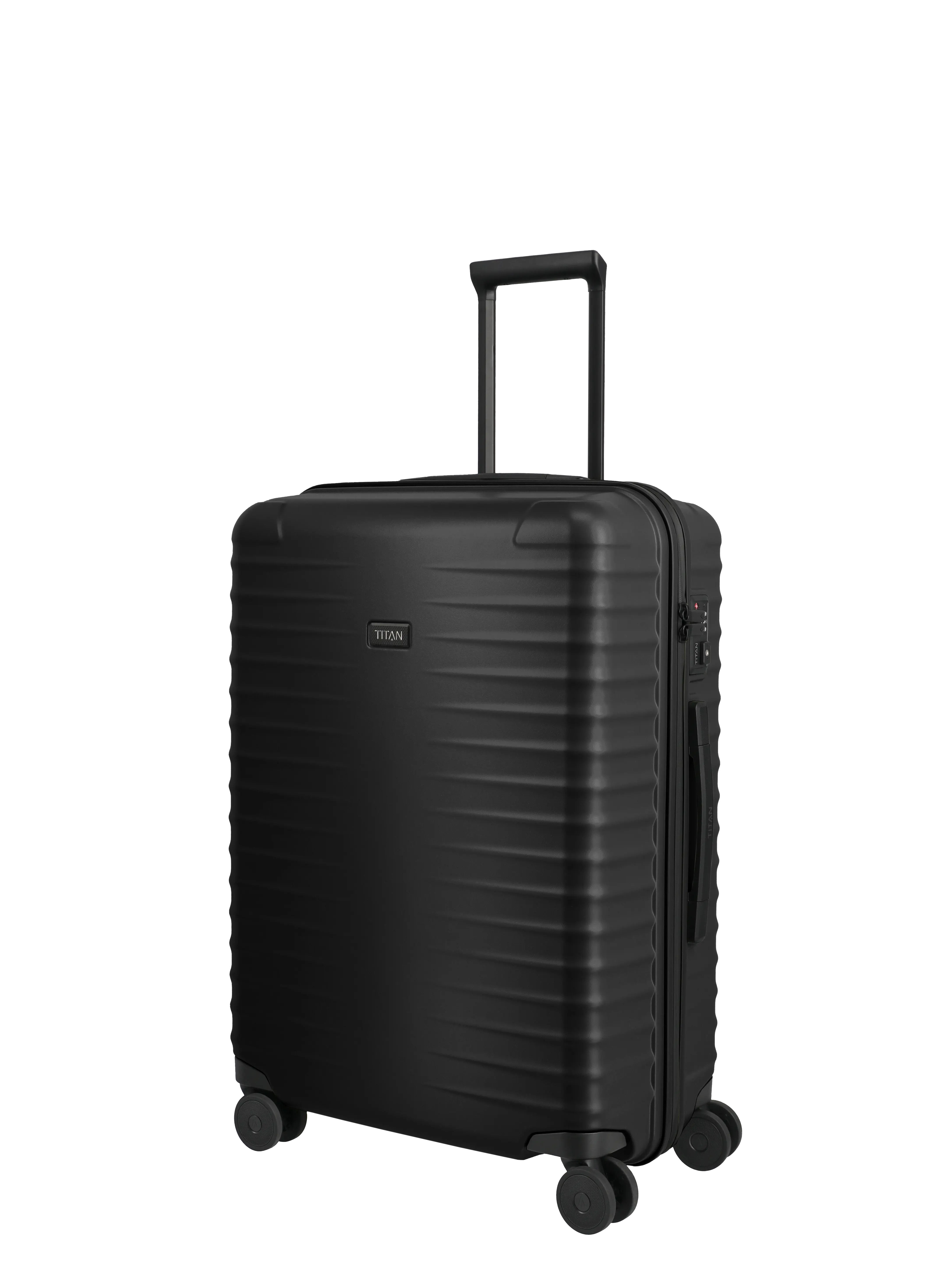 TITAN Trolley UPGRADE M+ 69 cm mit 4 Rollen Nightshade Black