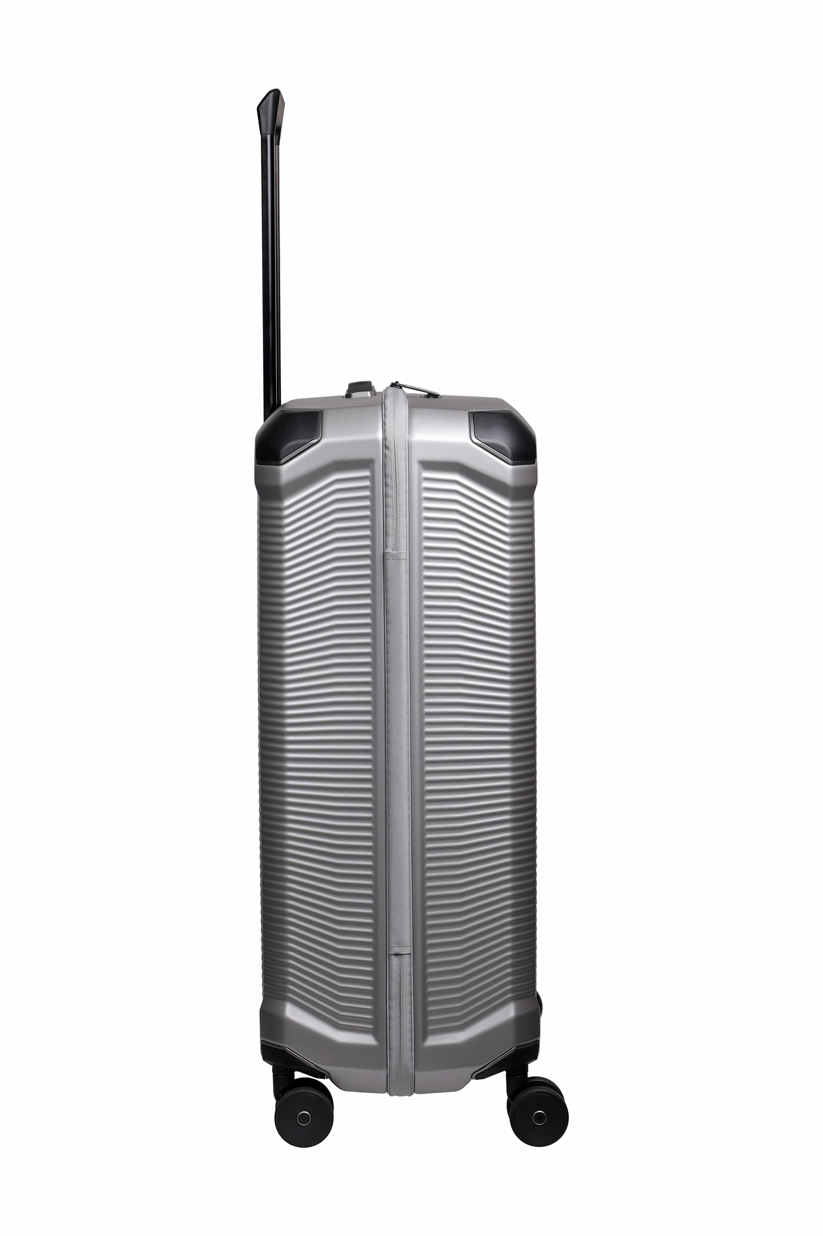Travelite Koffer Trolley Millenium L 76 cm 4 Rollen Silber