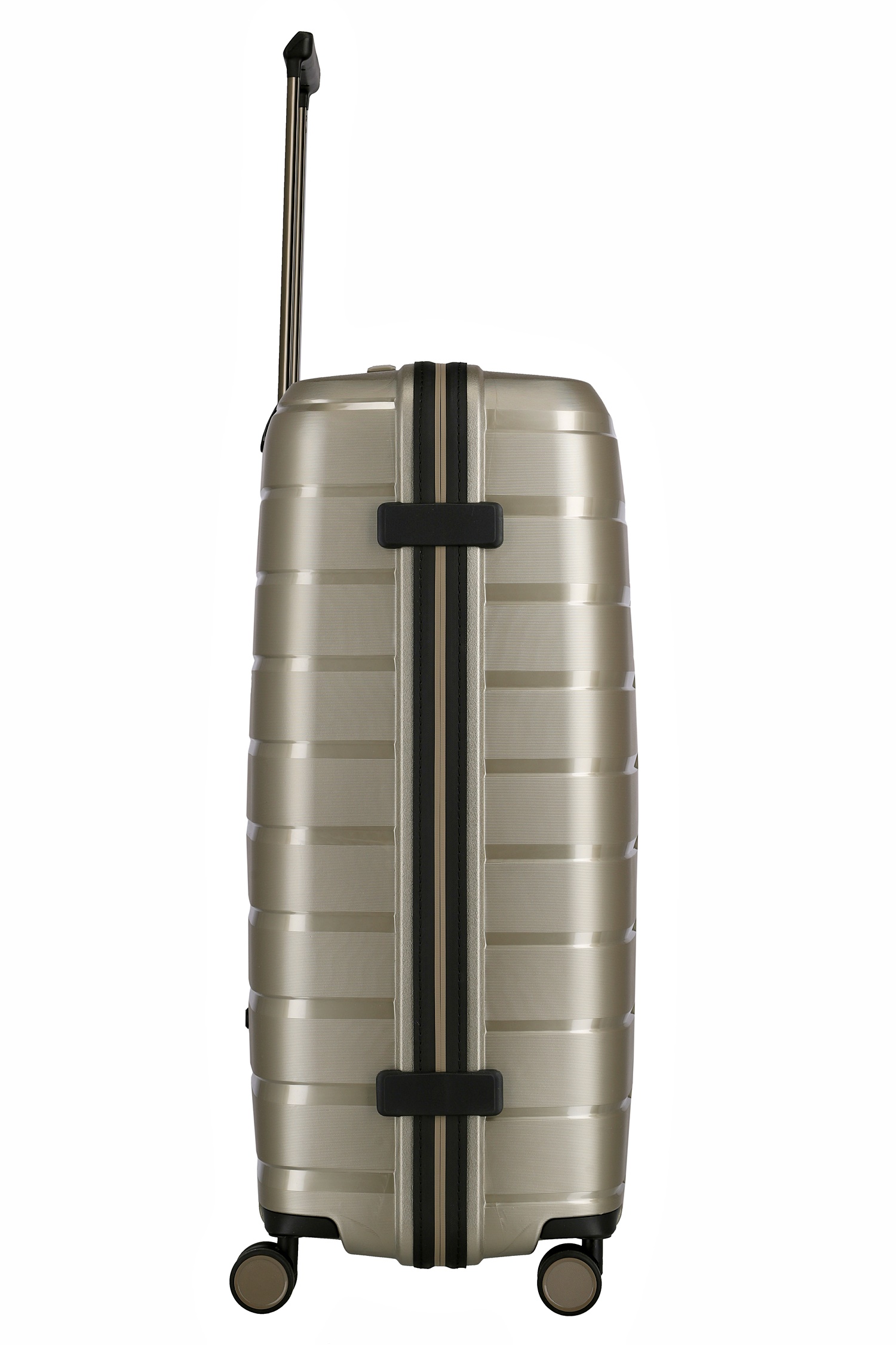 Travelite Koffer Air Base 4 Rollen Trolley L 77 cm Champagner