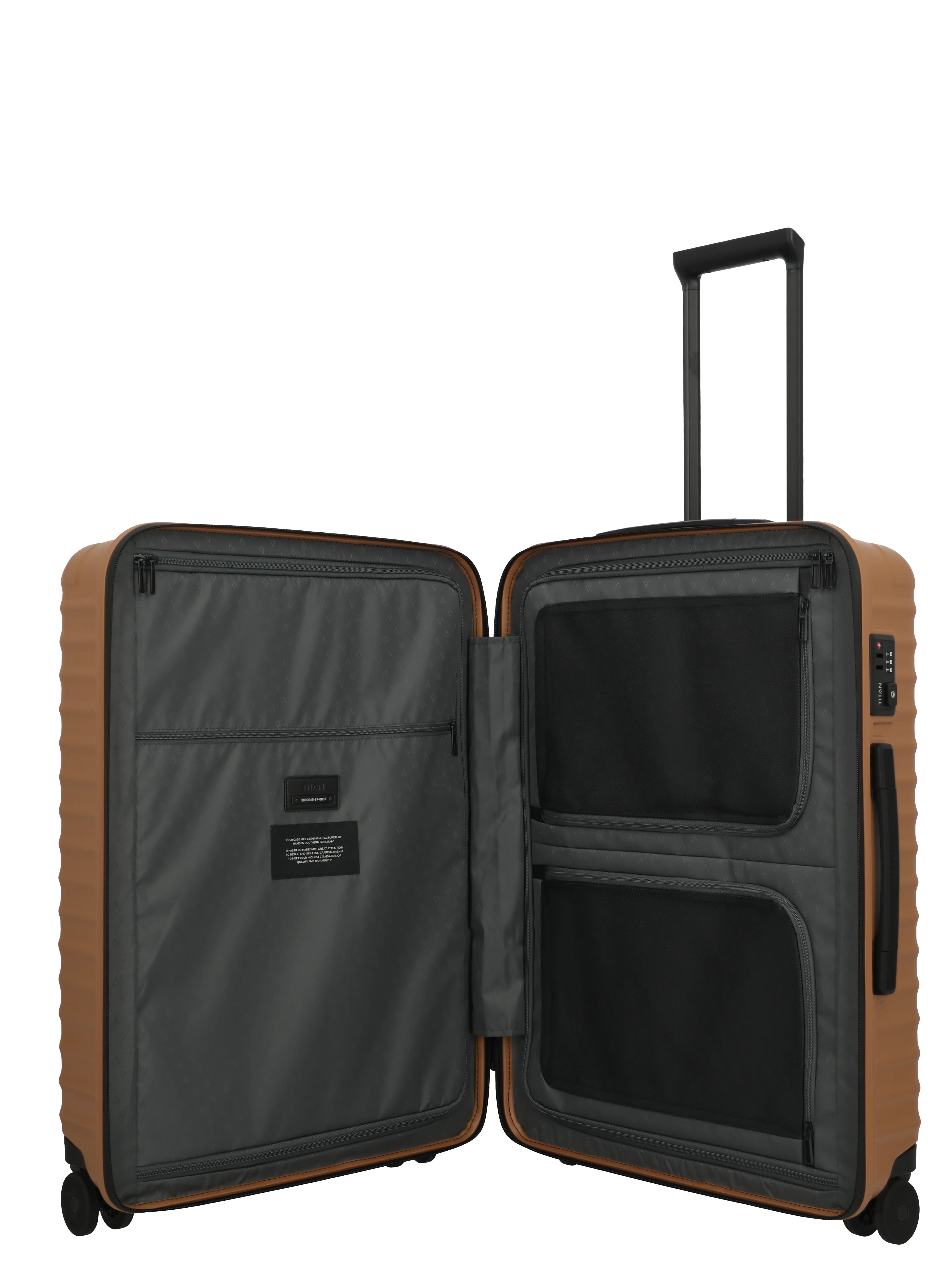 TITAN Trolley UPGRADE M+ 69 cm mit 4 Rollen Canyon Bronze