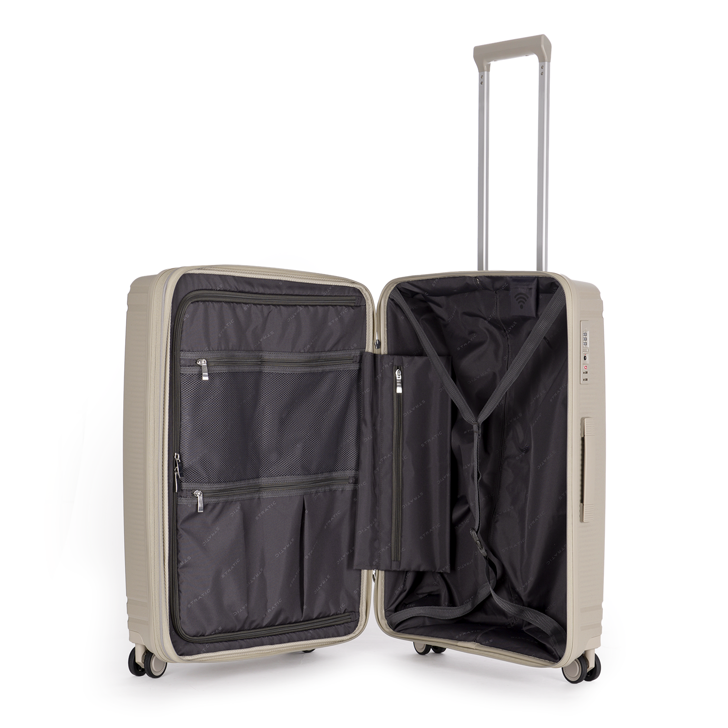 Stratic Straw-T Koffer M 67 cm mit 4 Rollen Sand