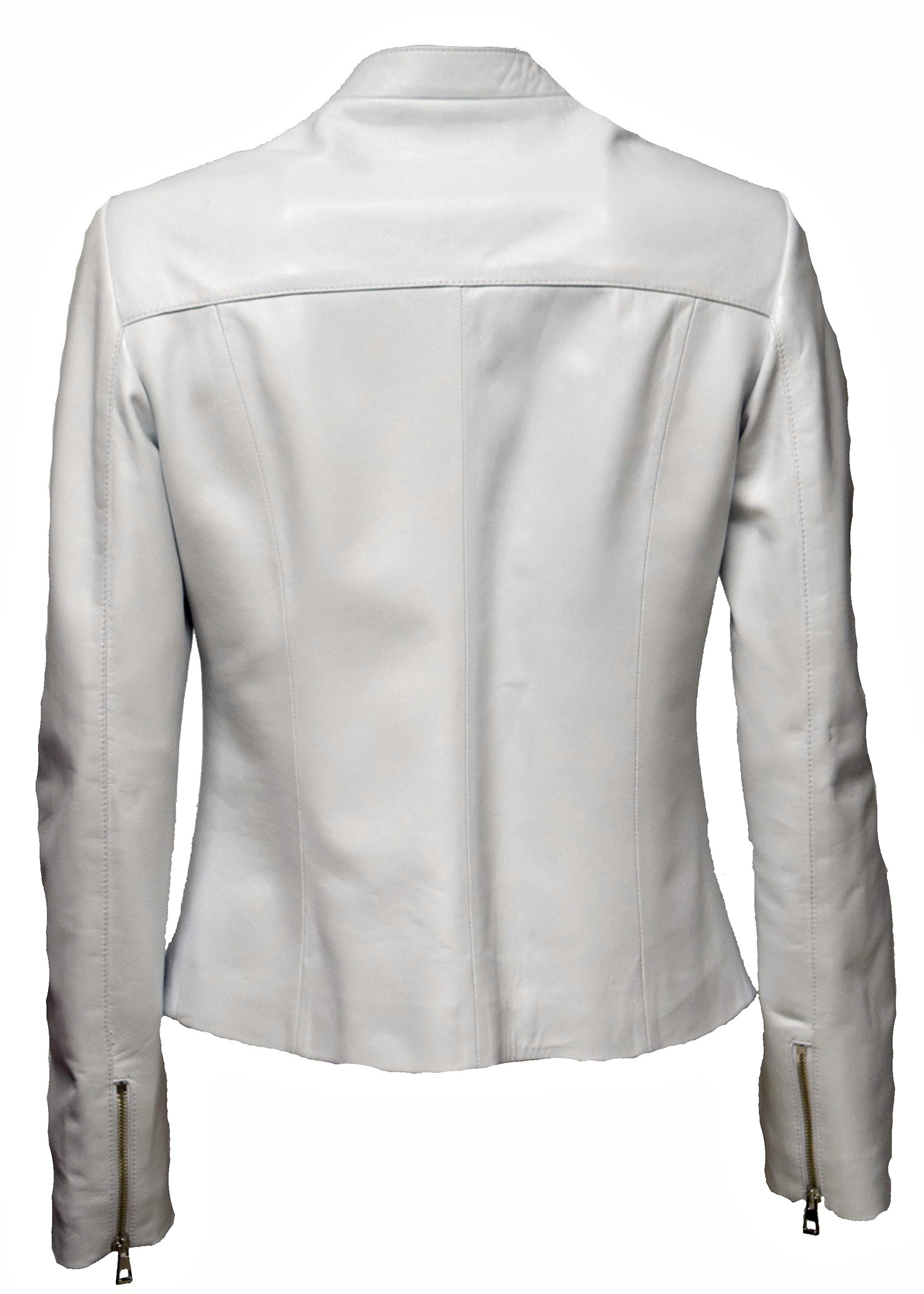 Damen Lederjacke Sofia in fine Weiß