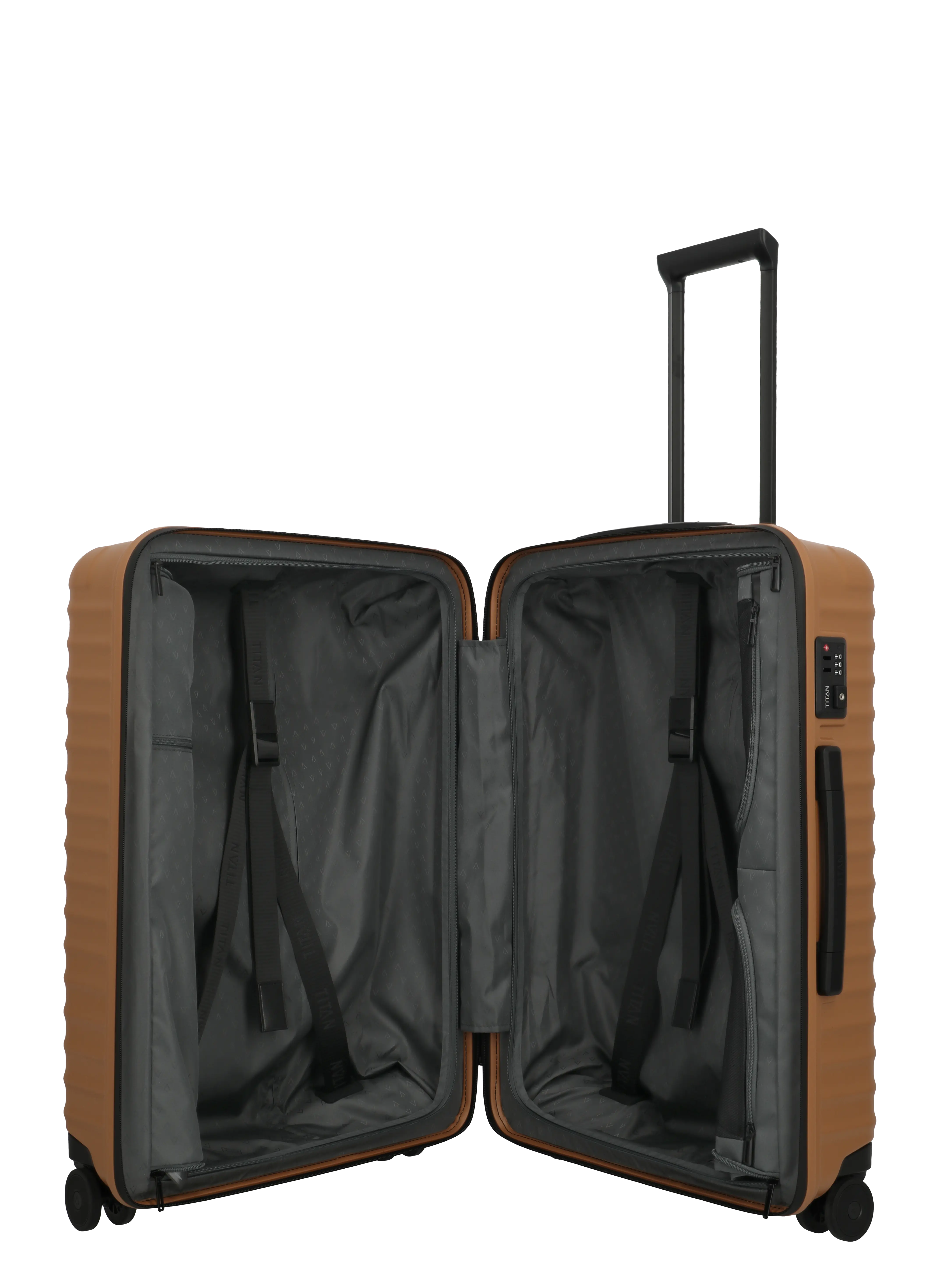 TITAN Trolley UPGRADE M+ 69 cm mit 4 Rollen Canyon Bronze