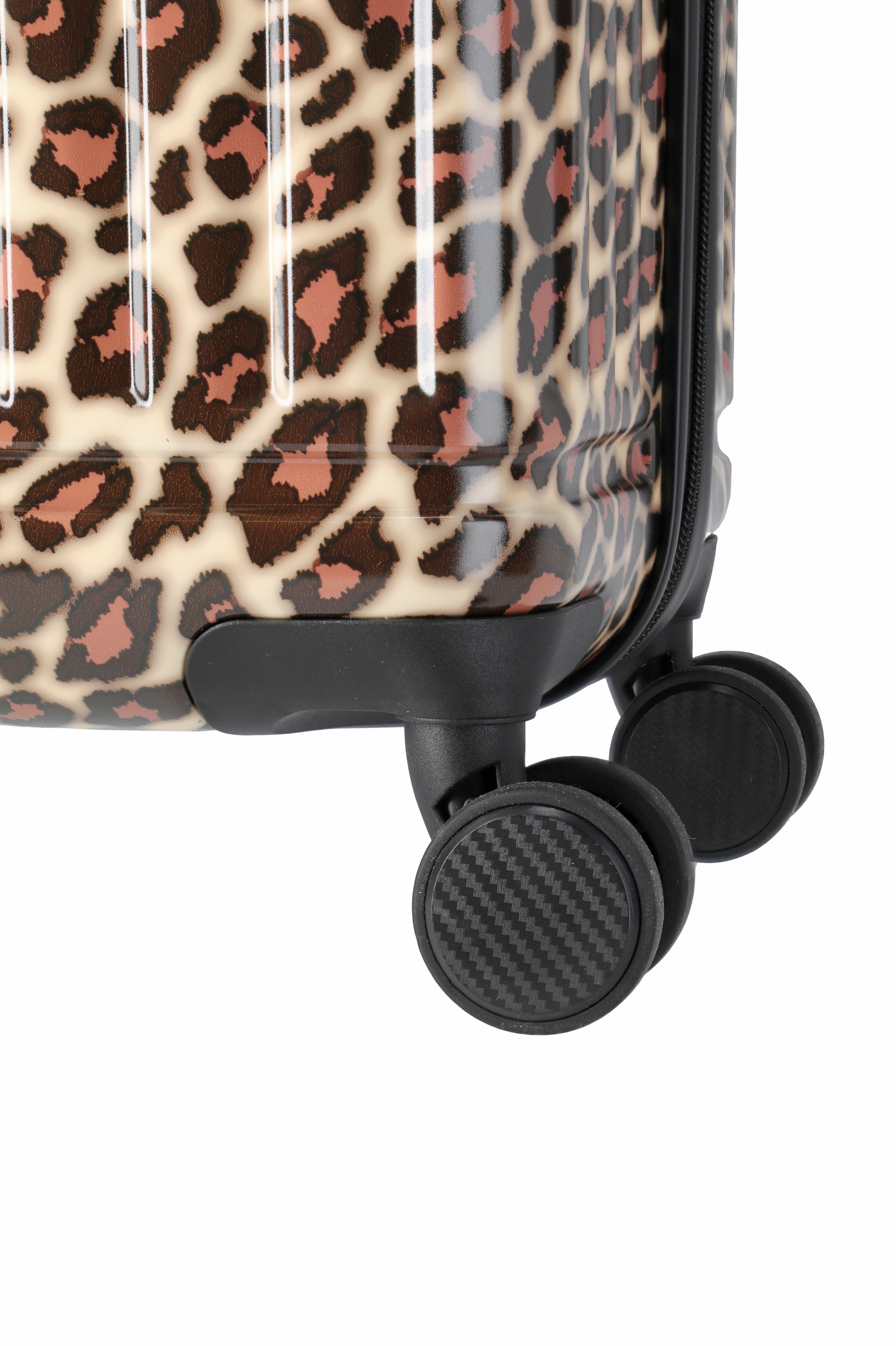 Travelite Trolley Cruise S 55 cm mit 4 Rollen Leopard
