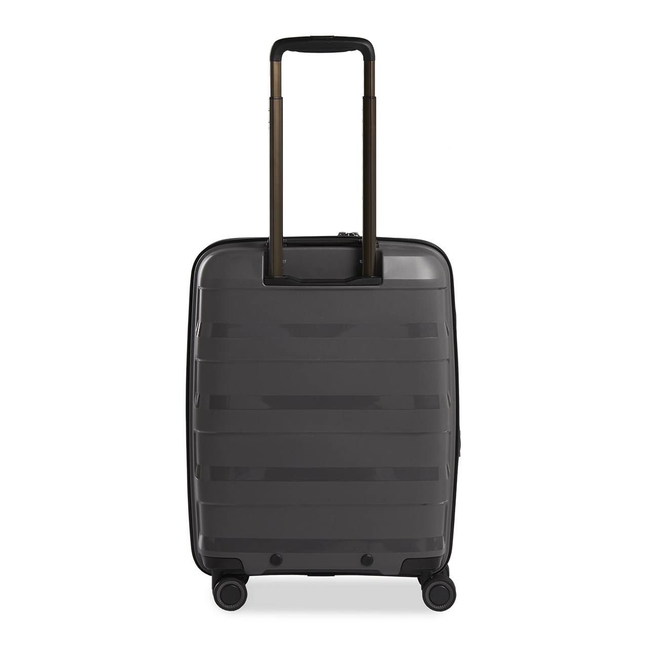 Stratic Straw Plus Trolley S 55 cm mit 4 Rollen aus Bio Kunststoff Dark Grey