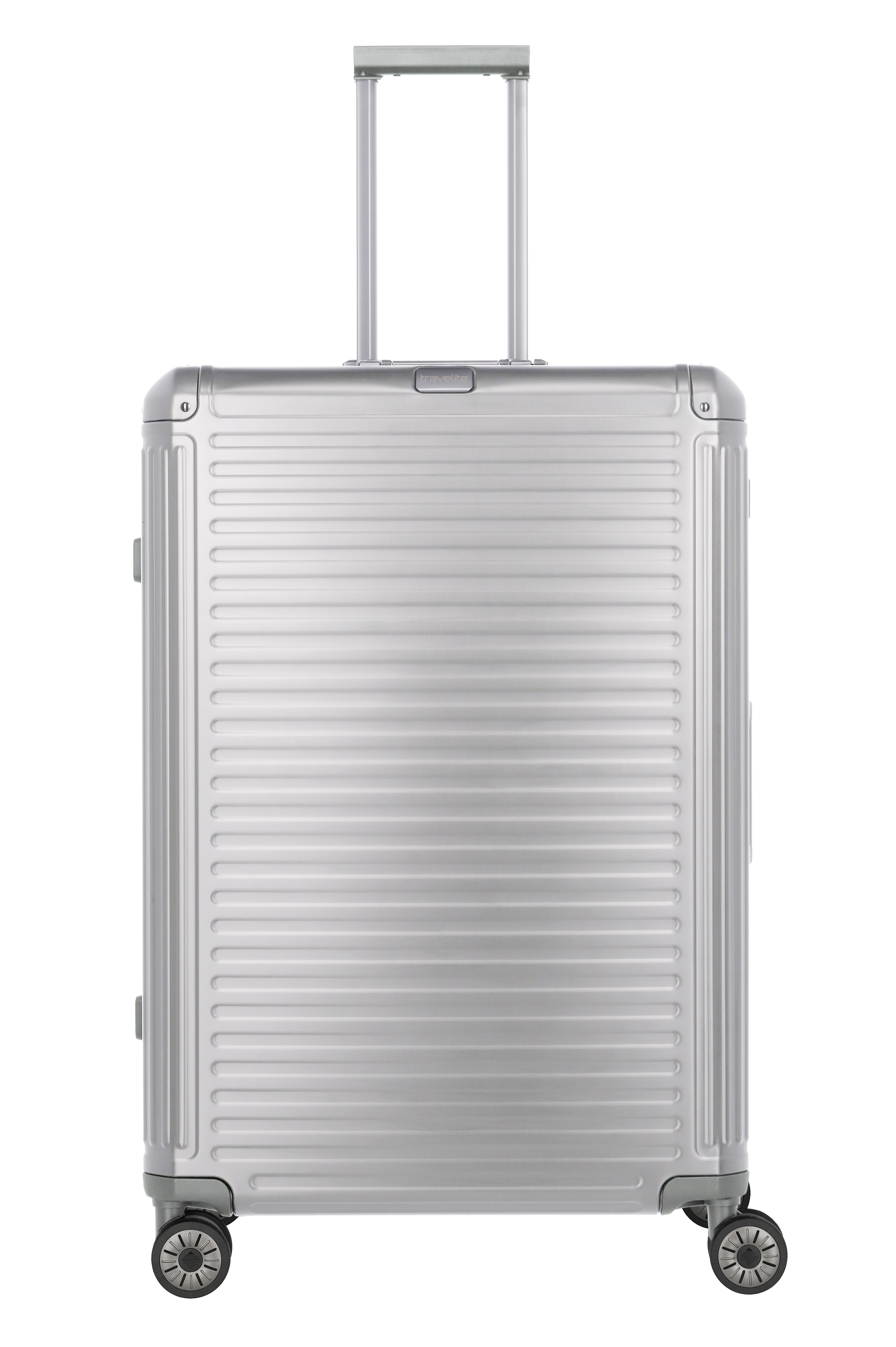 *Travelite Aluminium Trolley Next L 77 cm mit 4 Rollen Silber